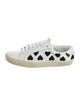 Saint Laurent Leather Graphic Print Sneakers