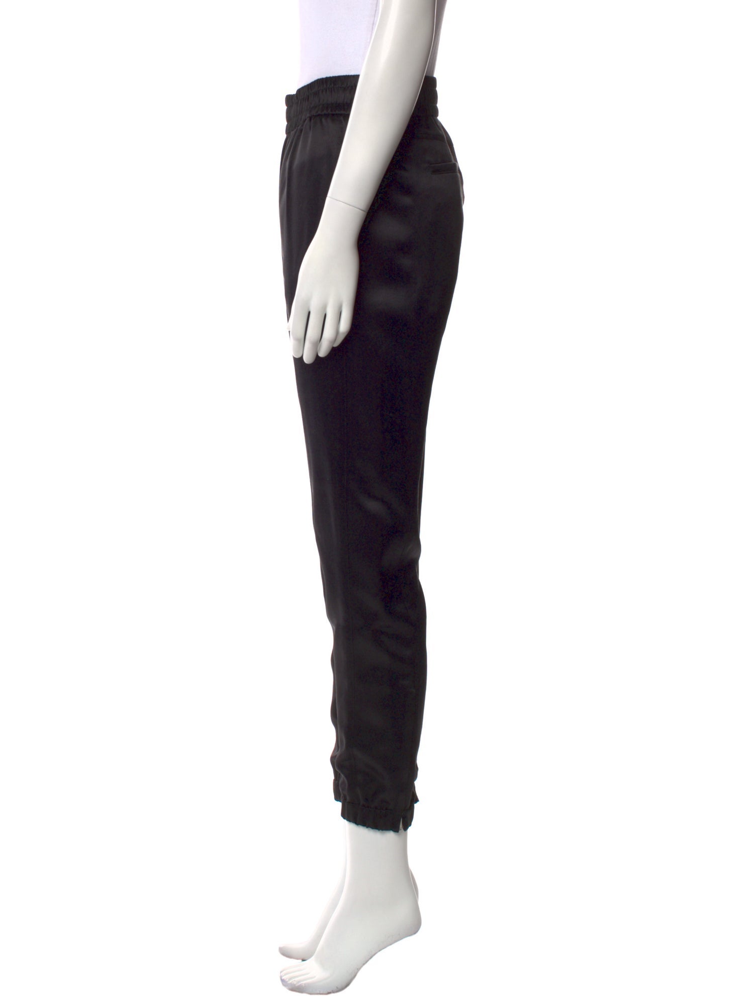 Saint Laurent Silk Skinny Leg Pants