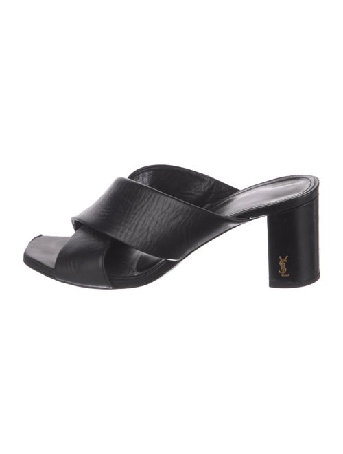 Saint Laurent Leather Slides