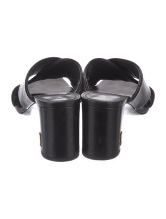 Saint Laurent Leather Slides