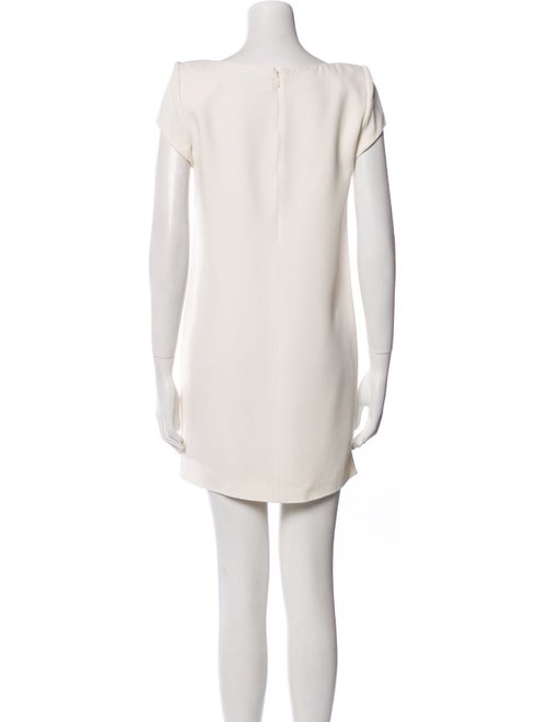 Saint Laurent Bateau Neckline Mini Dress