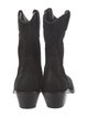 Saint Laurent Suede Western Boots