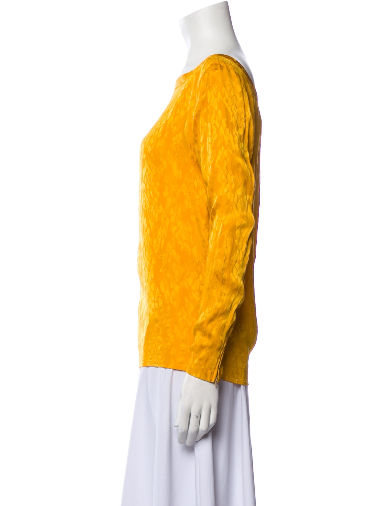 Yves Saint Laurent Rive Gauche Vintage Late 1970's - Early 1980's Blouse