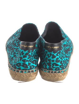 Saint Laurent Canvas Printed Espadrilles