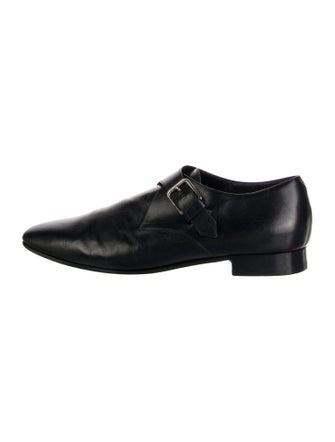 Saint Laurent Leather Monk Straps