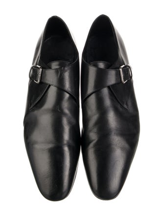 Saint Laurent Leather Monk Straps