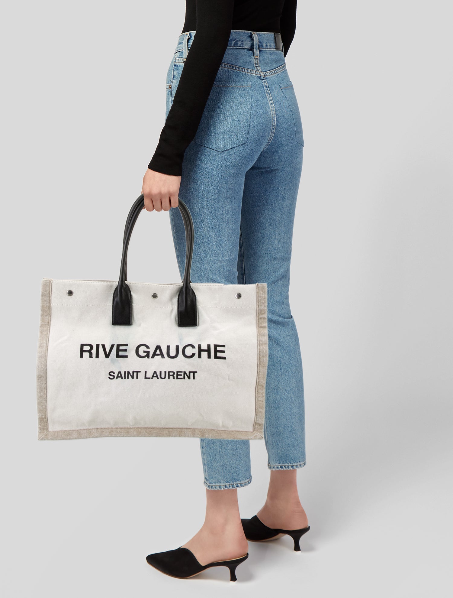 Saint Laurent Canvas Rive Gauche Large 2022