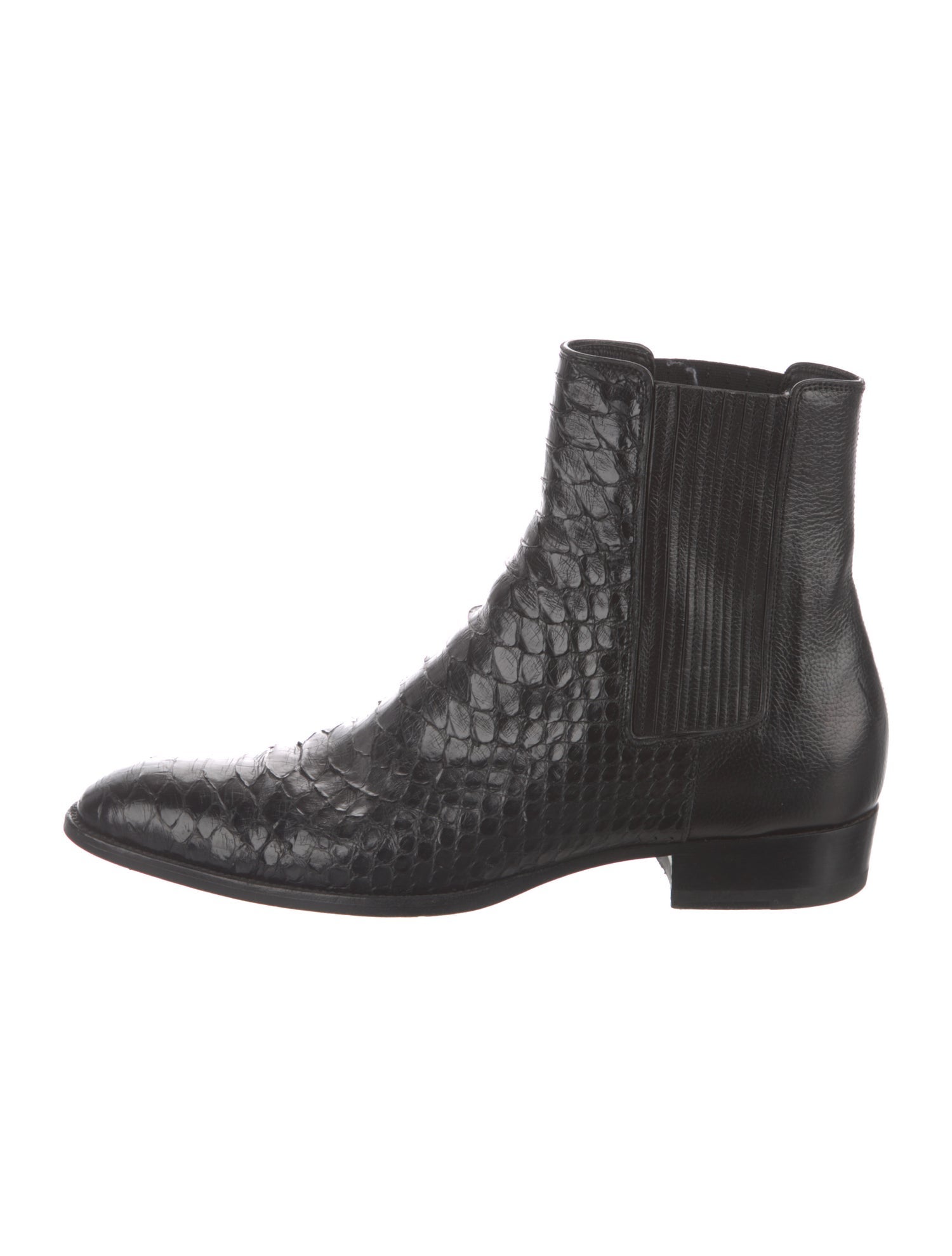 Saint Laurent Python Chelsea Boots
