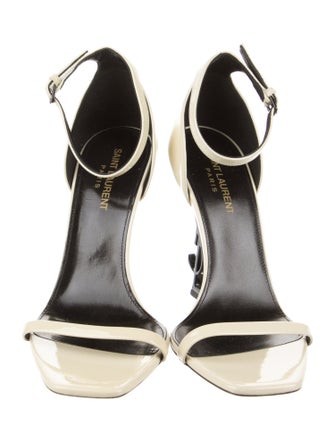 Saint Laurent Patent Leather Sandals