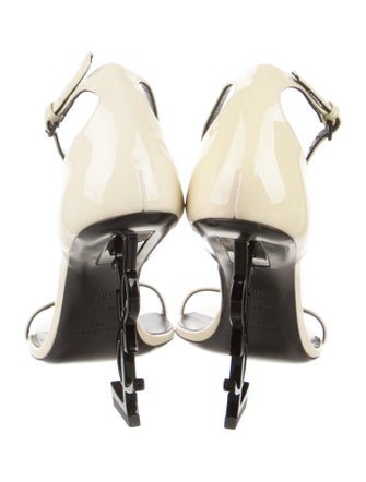 Saint Laurent Patent Leather Sandals