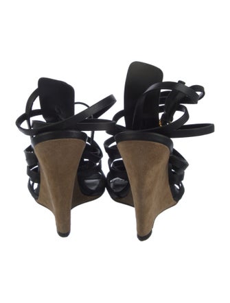 Saint Laurent Leather Gladiator Sandals