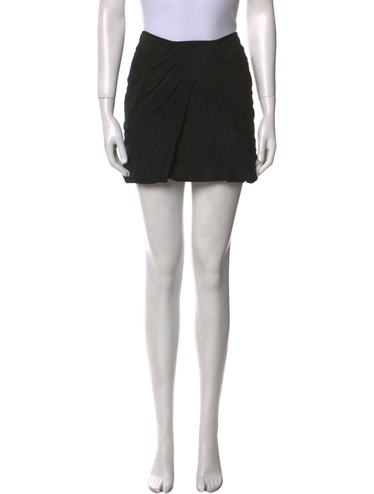 Saint Laurent Suede Mini Skirt