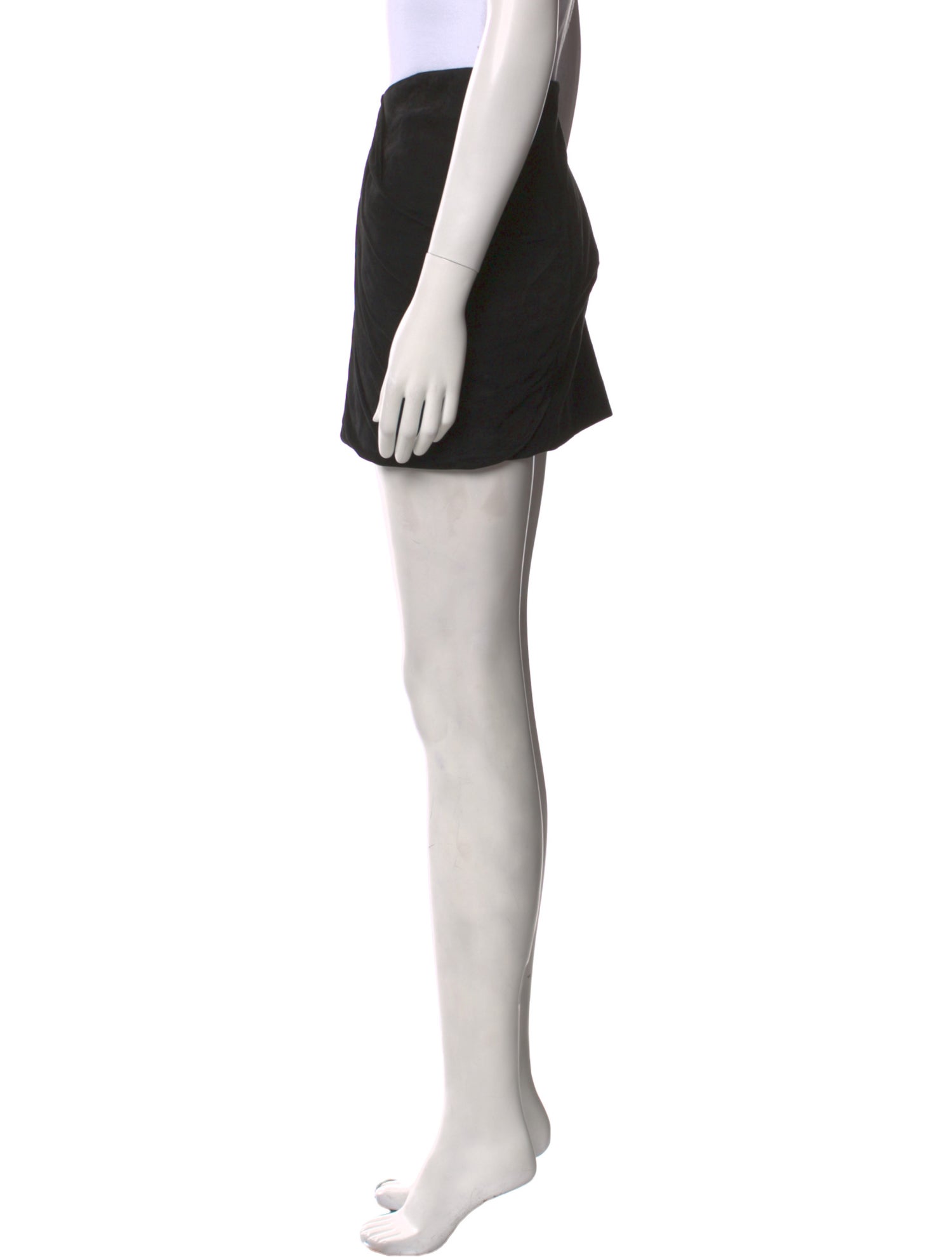 Saint Laurent Suede Mini Skirt