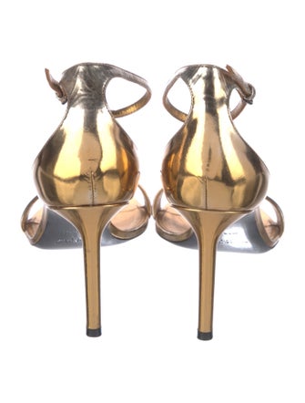 Saint Laurent Patent Leather Sandals