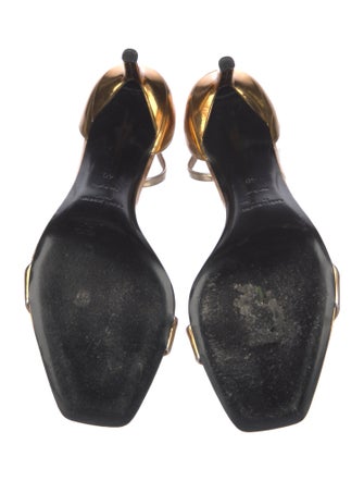 Saint Laurent Patent Leather Sandals