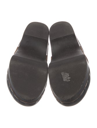 Saint Laurent Leather Chain-Link Accents Mules