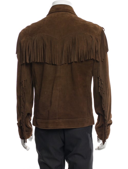 Saint Laurent 2015 Goat Leather Trucker Jacket