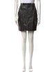 Saint Laurent Leather Mini Skirt