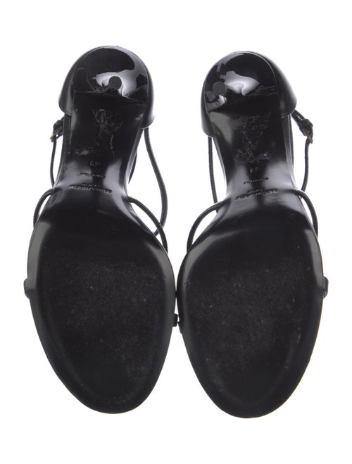 Saint Laurent Leather T-Strap Sandals
