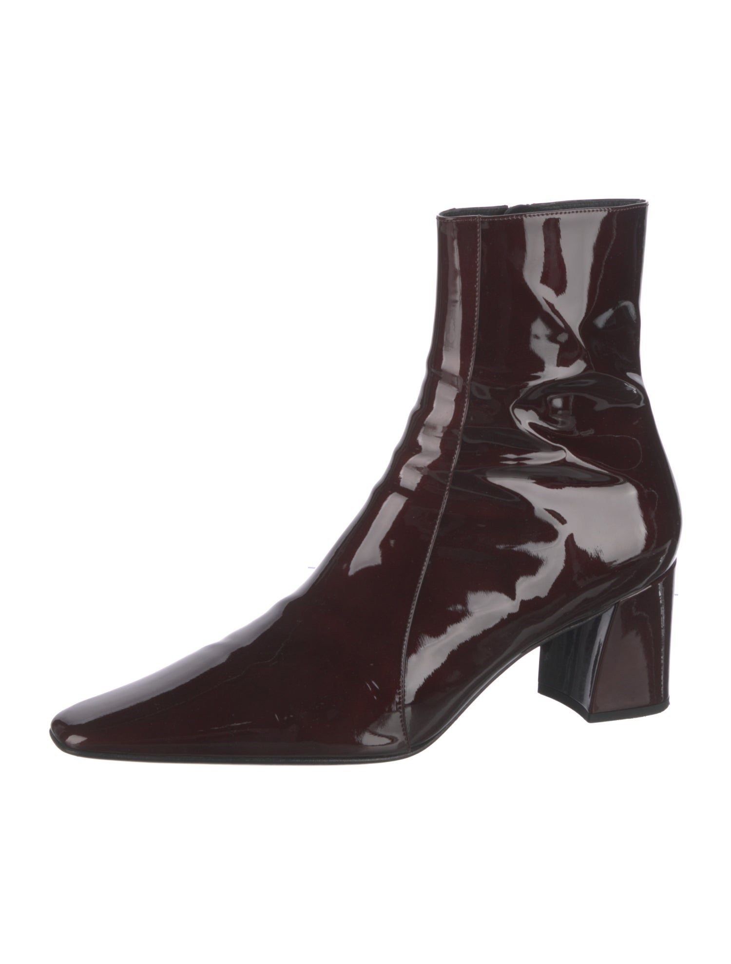 Saint Laurent Patent Leather Boots
