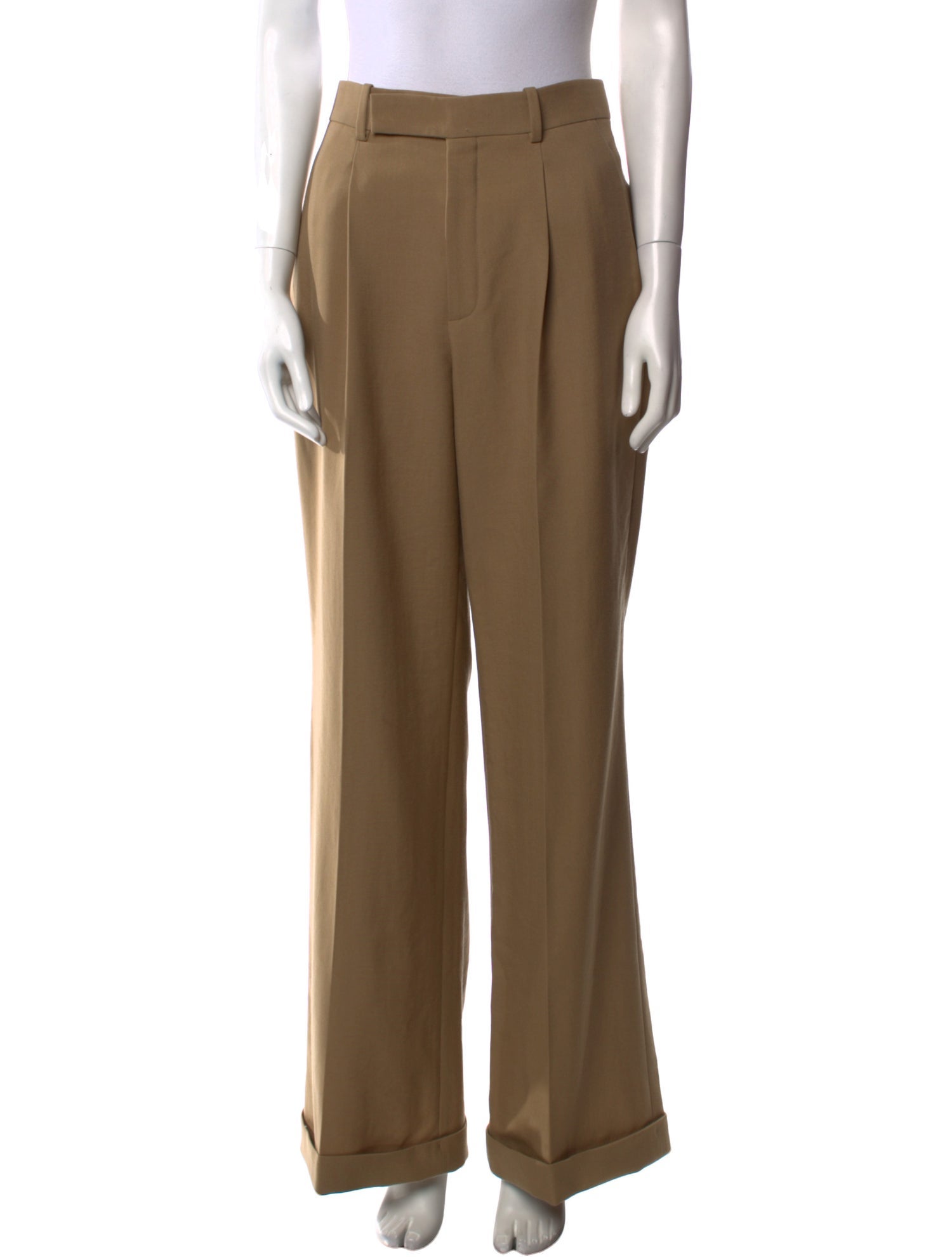 Saint Laurent Wool Wide Leg Pants