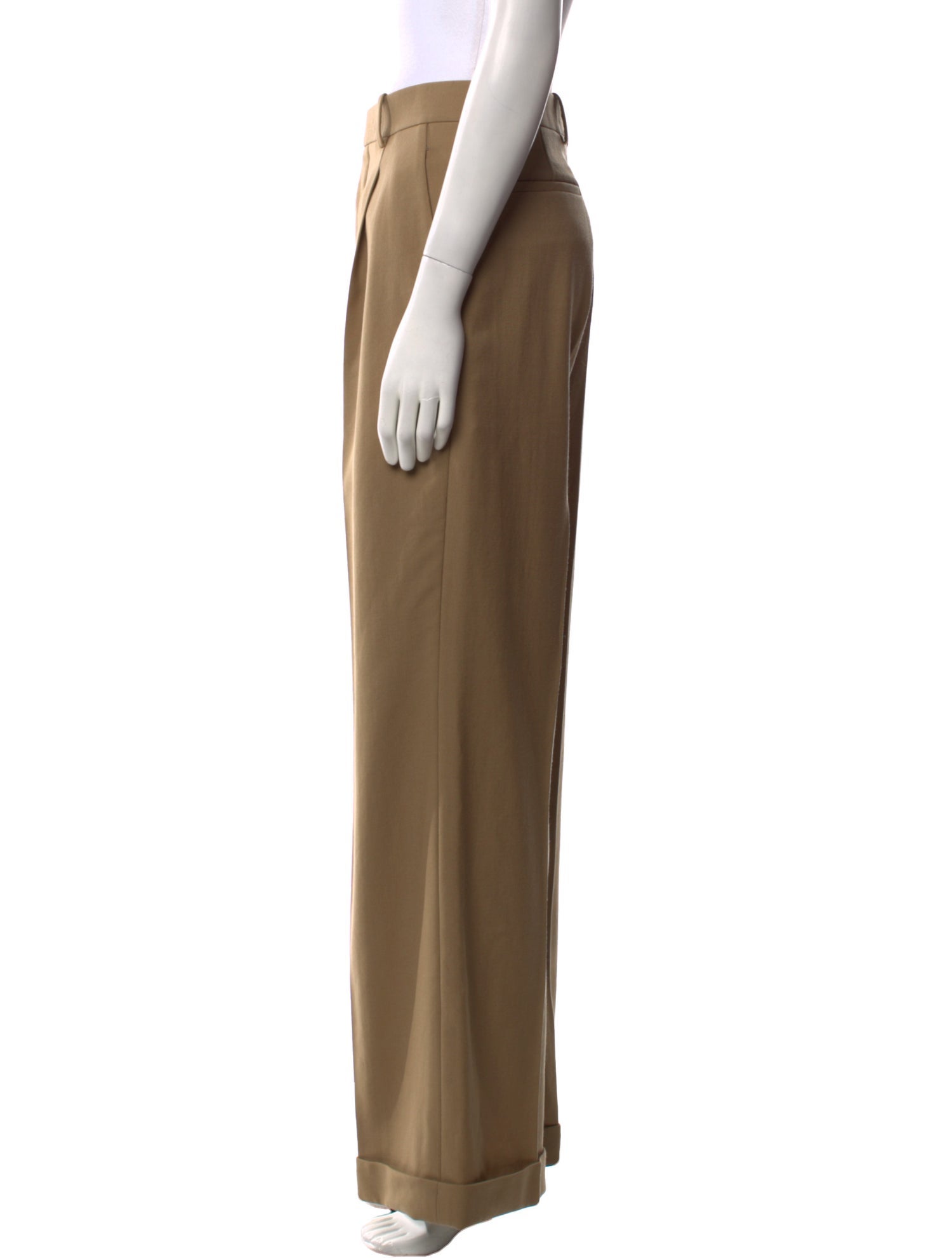 Saint Laurent Wool Wide Leg Pants