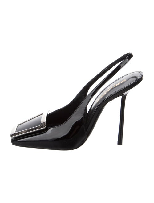 Saint Laurent Patent Leather Slingback Pumps
