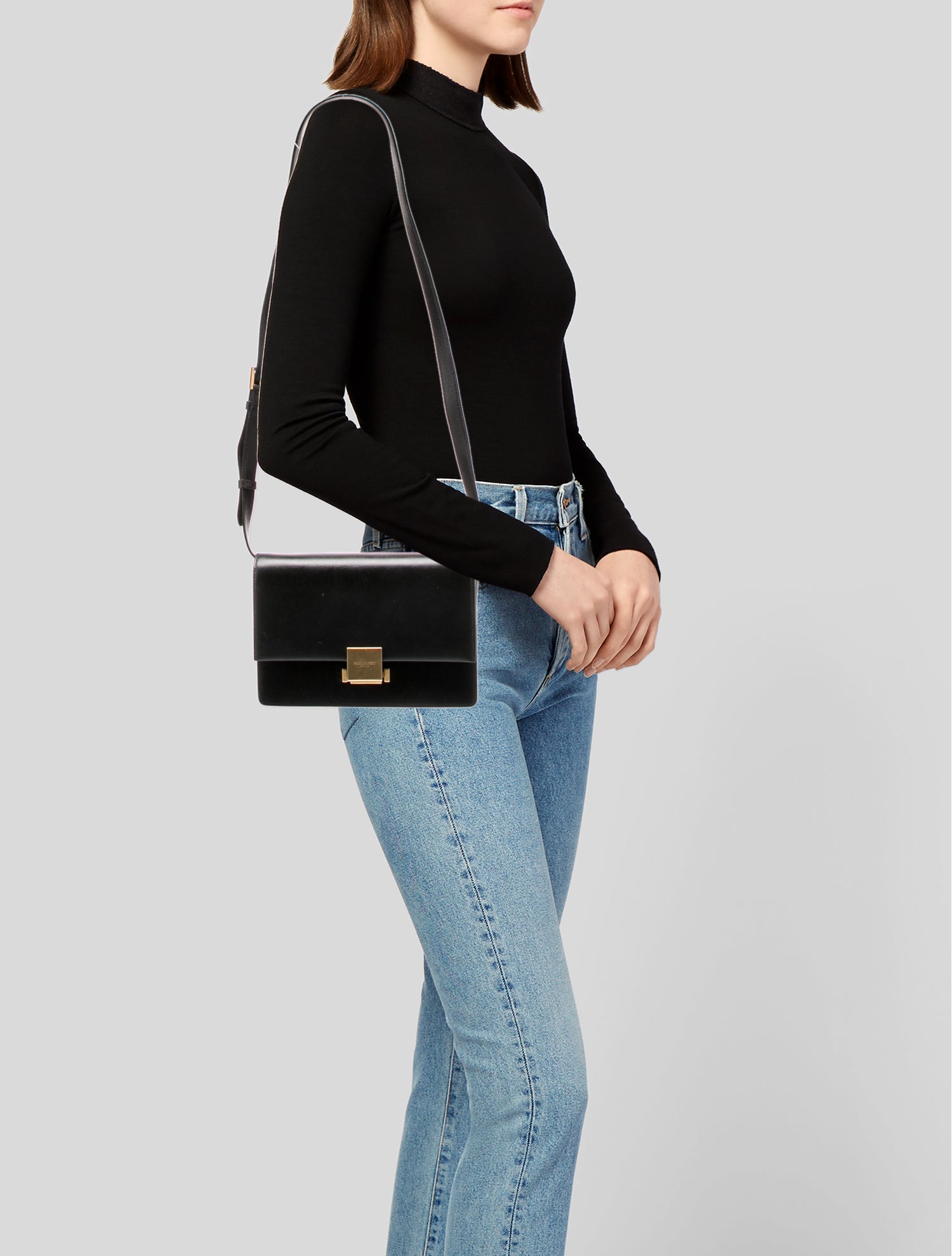 Saint Laurent Leather Bellechasse Medium