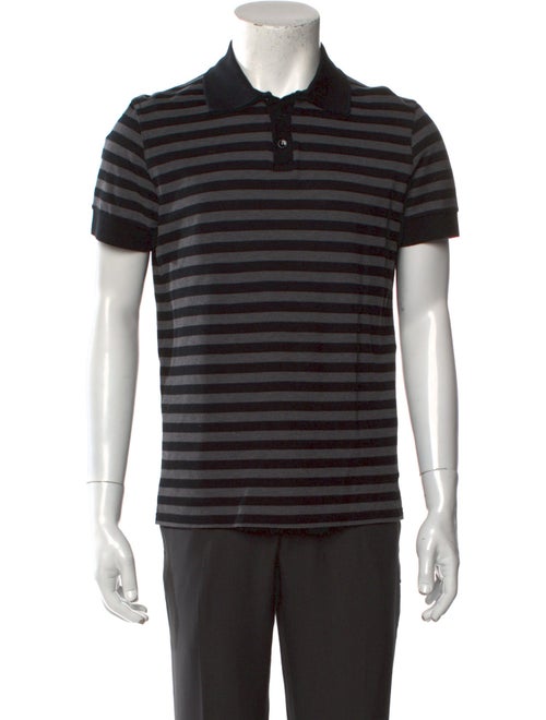 Saint Laurent 2017 Striped Polo Shirt