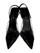 Saint Laurent PVC Slingback Pumps