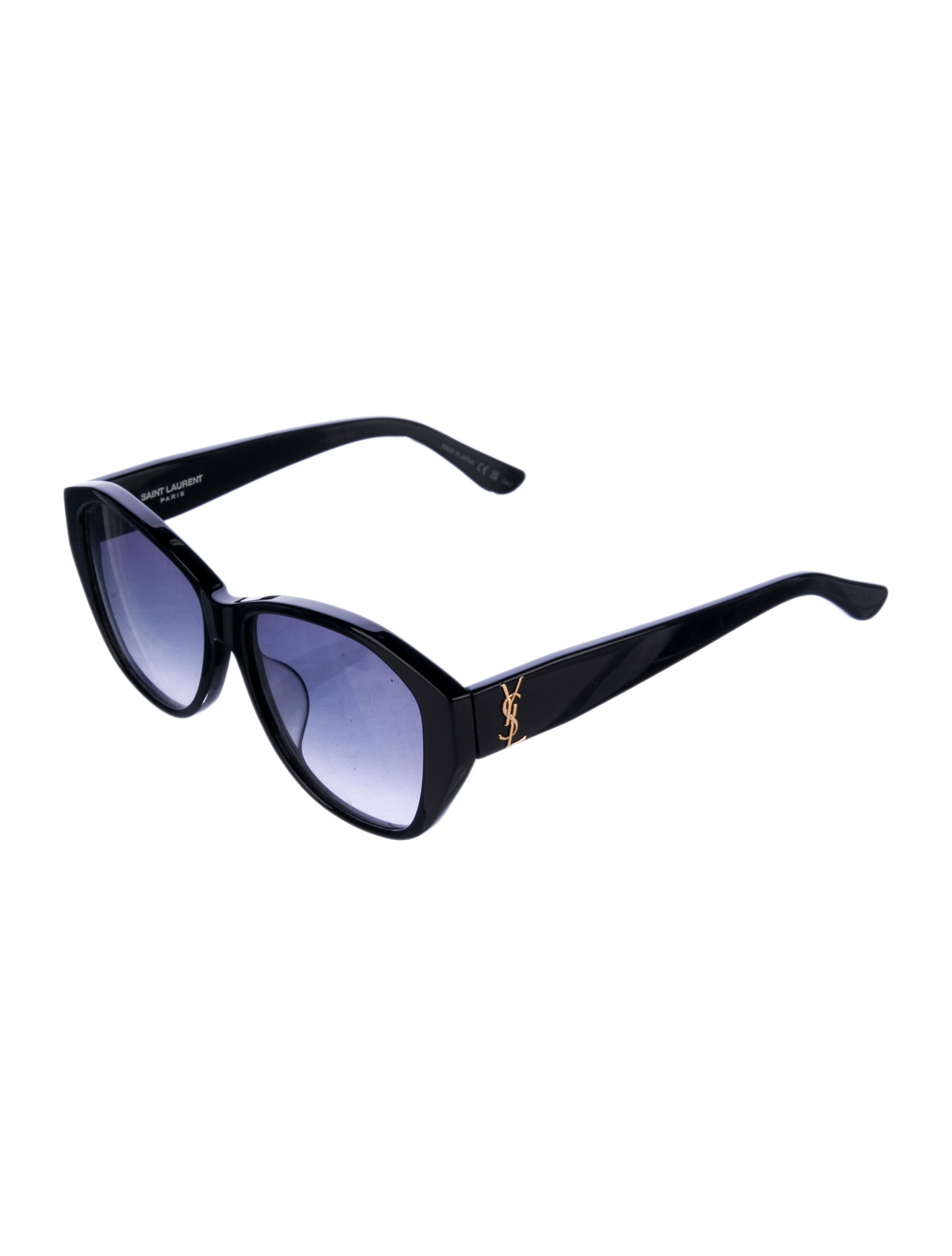 Saint Laurent Round Gradient Sunglasses