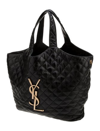 Saint Laurent Quilted Icare Shopping Maxi 2022