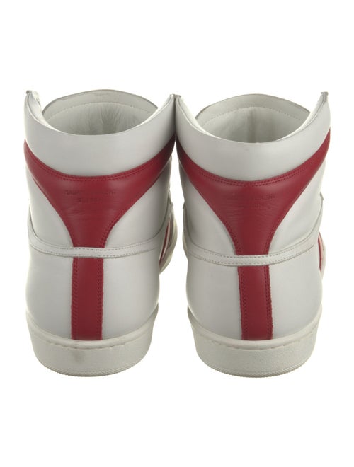 Saint Laurent Leather Printed Sneakers