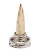 Saint Laurent Resin Spike- Detailed Hammered Ring