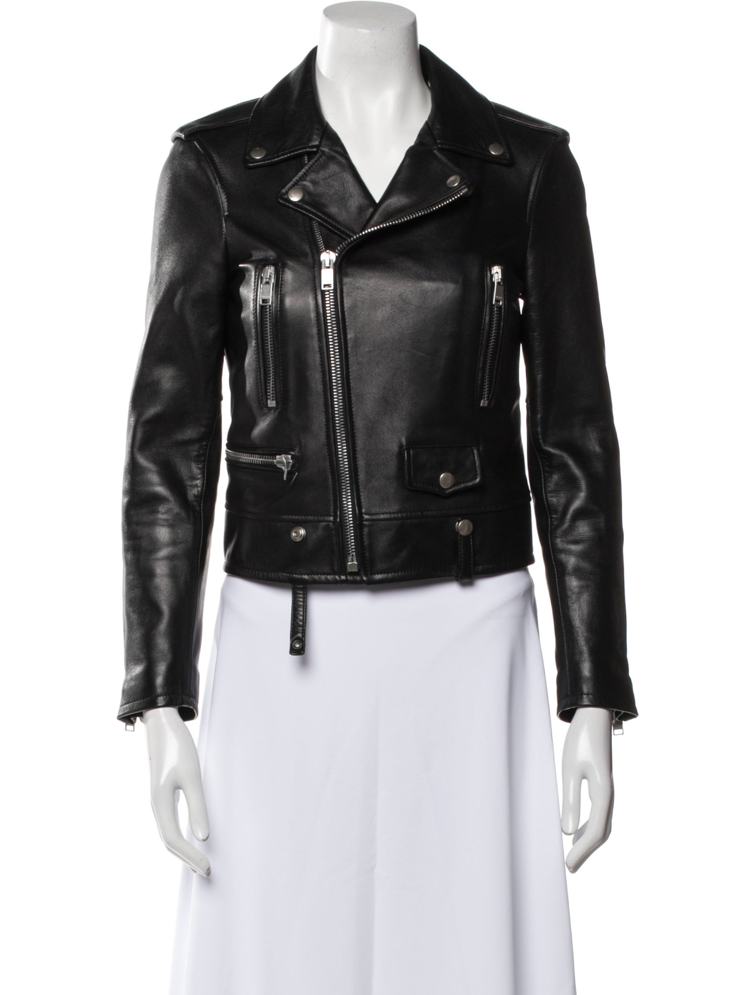 Saint Laurent Leather Biker Jacket