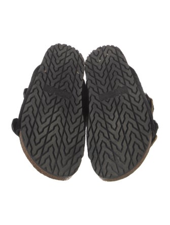 Saint Laurent Ponyhair Slides