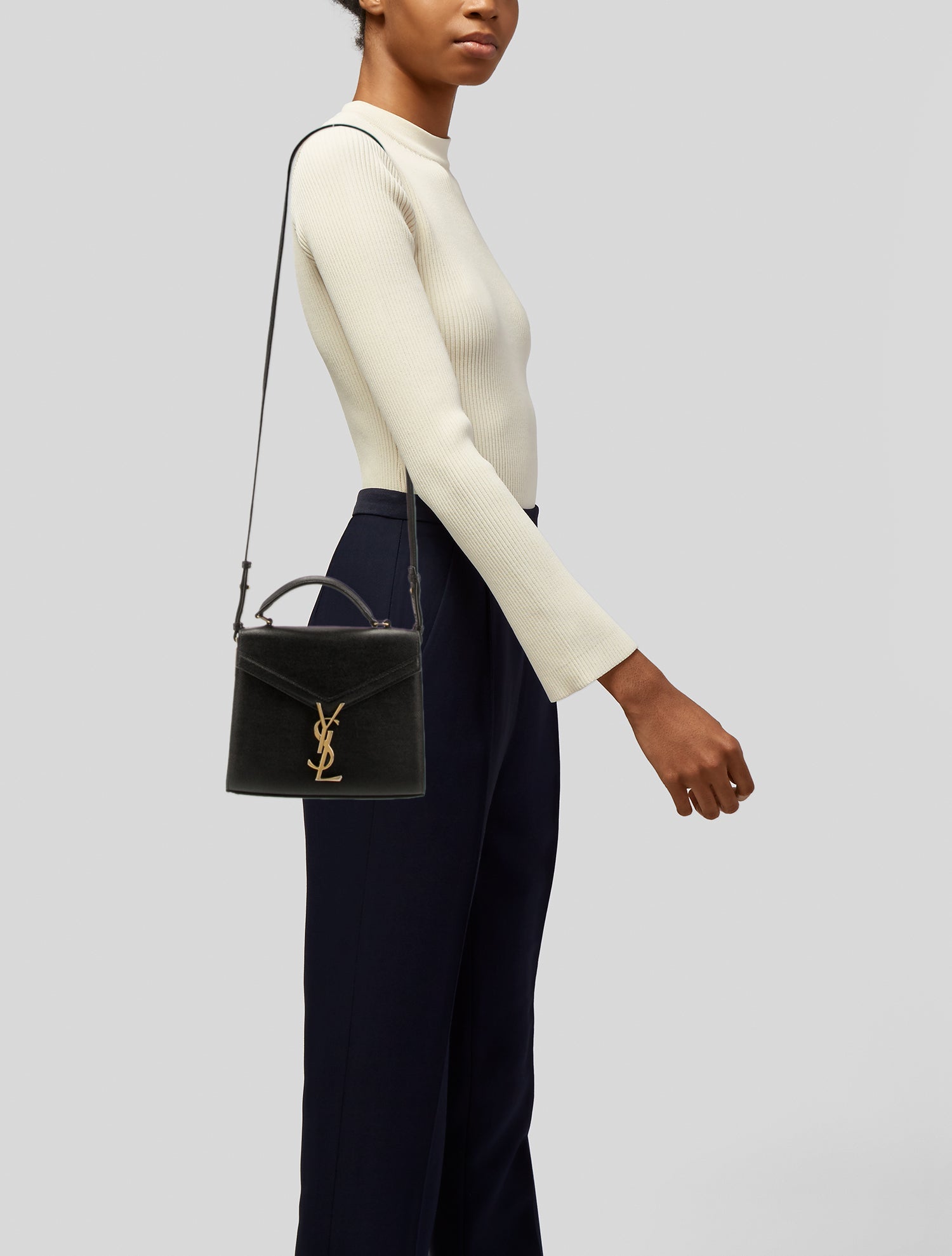 Saint Laurent Leather Cassandre