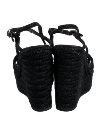 Saint Laurent Jute Espadrilles