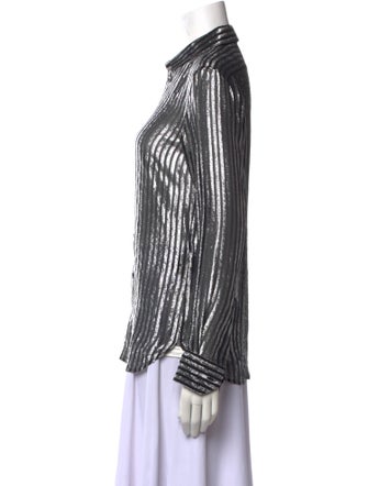 Saint Laurent 2018 Silk Button-Up Top