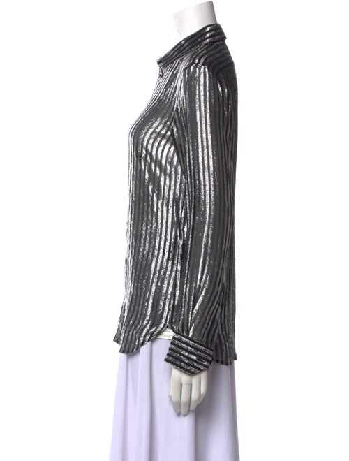 Saint Laurent 2018 Silk Button-Up Top