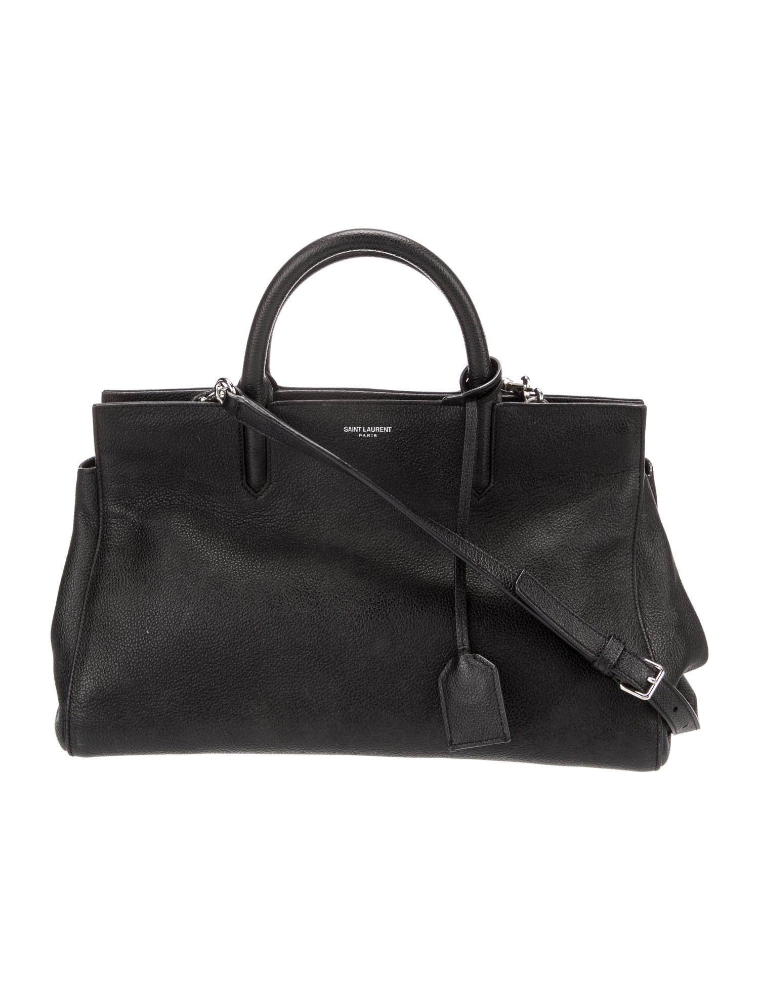 Saint Laurent Leather Rive Gauche Cabas Small