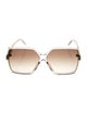 Saint Laurent Oversize Tinted Sunglasses
