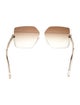Saint Laurent Oversize Tinted Sunglasses