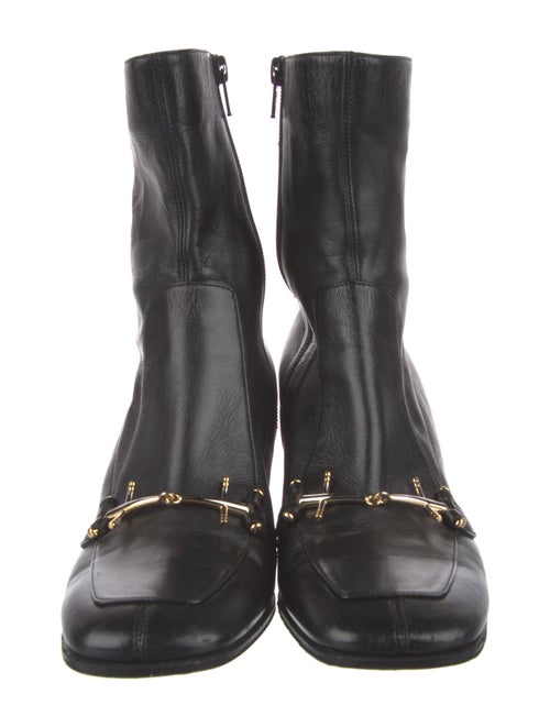 Saint Laurent Leather Sock Boots