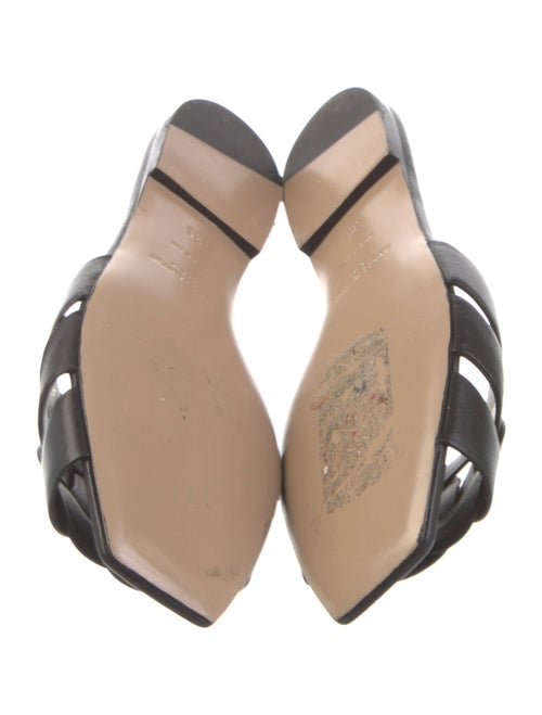 Saint Laurent Leather Slides