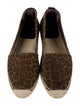 Saint Laurent Suede Animal Print Espadrilles