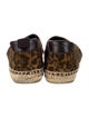 Saint Laurent Suede Animal Print Espadrilles