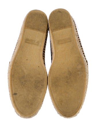 Saint Laurent Suede Animal Print Espadrilles