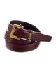 Saint Laurent Skinny Leather Belt