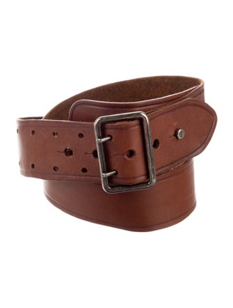 Saint Laurent Skinny Leather Belt